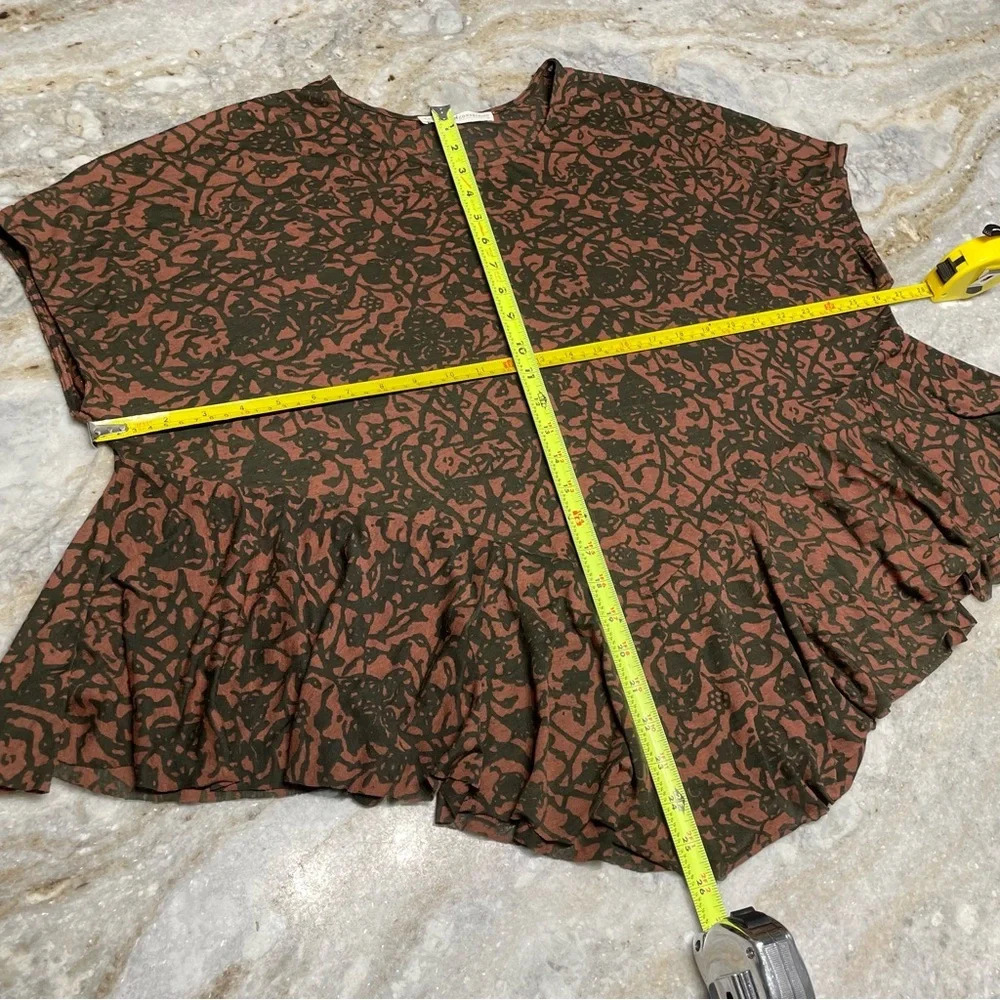 Peruvian Connection anatolia burnout short sleeve top XL - Picture 7 of 10